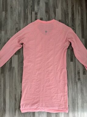 Lululemon Long Sleeve Pink Athletic Top
